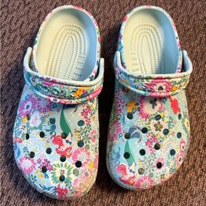 Disney Vera Bradley Little Mermaid Crocs Juniors Size 3